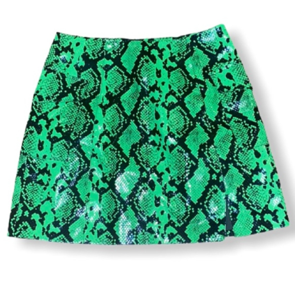 Sfera Collection Snakeskin print mini skirt